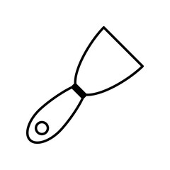 Wall Mural - spatule tool style line icon