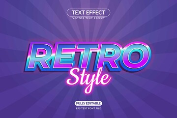 Wall Mural - Editable Retro Games Text Effect Style