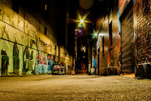 Graffiti Back Alley Vancouver, British Columbia, Canada