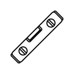 Sticker - level tool line style icon