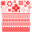 Ukrainian ethnic ornament, seamless pattern. Vector illustration. Slovenian Traditional Pattern Of Ornament. Belarusian pattern.