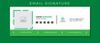 © DesignSoln - Business email signature with an author photo place modern layout