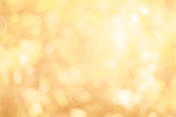 defocused autumn background with bokeh lights