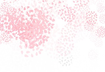 Wall Mural - light red vector template with chaotic shapes.