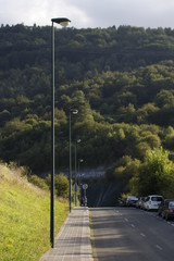 Poster - Road close to a city