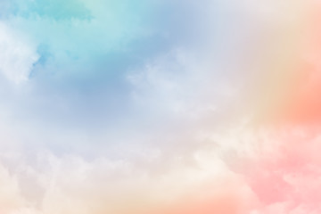 Wall Mural - cloud background with a pastel colour