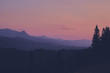 Tatra mountain sunset