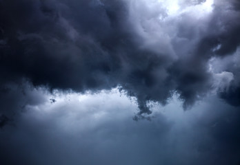 Wall Mural - storm clouds background
