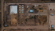 © Yakov Knyazev/Stocksy - Drone shot of building construction - top view