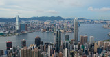 Fototapeta Nowy Jork - Victoria Peak, Hong Kong 16 July 2020: Hong Kong landmark