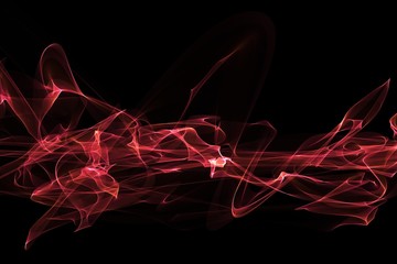 Wall Mural -  abstract colored energy flame smoke 