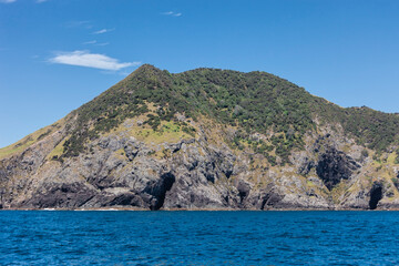 Wall Mural - Rock Island in Bay of Islands, New Zealand