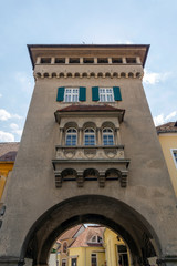 Wall Mural - Tower of Heroes in the old town of Koszeg