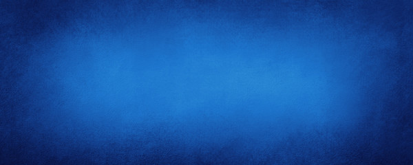 Poster - Abstract blue vintage background texture, illustration, soft blurred texture in center with blank , simple elegant blue background