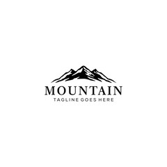 Wall Mural - Creative Illustration Simple Mountain Logo Design vintage Vector