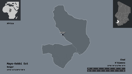Naklejka na meble Mayo-Kebbi Est, region of Chad,. Previews. Administrative