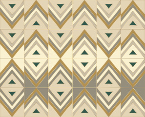 Wall Mural - Seamless geometric pattern with repeating elements for surface design