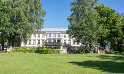 Sticker - stone mansion in estonia europe