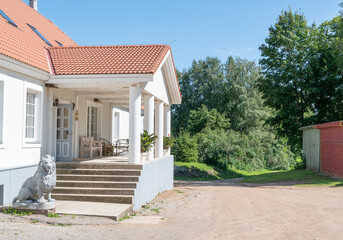 Poster - old estonian stone manor