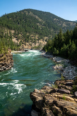 Wall Mural - The Kootenai River in the Kootenai National Forest near Libby, Montana