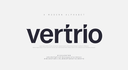 abstract modern urban alphabet fonts. typography sport, technology, fashion, digital, future creativ
