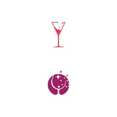 Wine Logo Template vector illustrtion