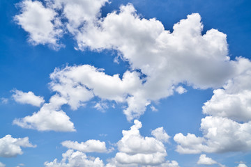 beautiful blue sky and cloud