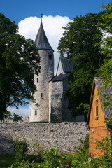 Wall Mural - Ruins of the medieval castle in Haapsalu, Estonia