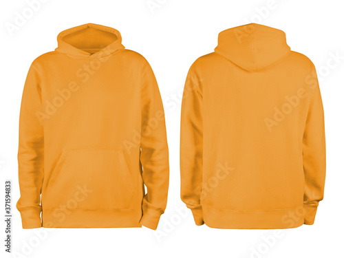 orange blank hoodie