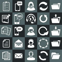 set of icons for web