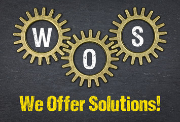 Canvas Print - WOS We Offer Solutions!