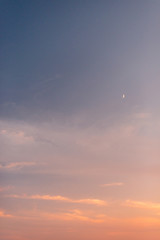 sunset in the sky