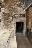 Fototapeta Przestrzenne - The entrance to the church of the Nativity in Bethlehem