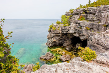 Wall Mural - Small Grotto in Bruce Peninsula National Park Ontario Canada	