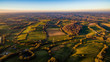 British Sussex Countryside Aerial Drone Shot