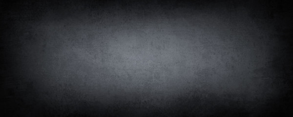 Wall Mural - black grey background with grunge texture, elegant luxury backdrop painting, soft blurred texture in