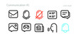 © Totto House - A set of nifty outline communication icons for web or app interface and presentation projects (Volume #1)