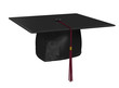Black graduation cap