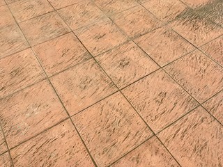 Old granite tile floor texture