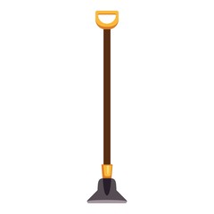 Poster - Garden hoe icon. Cartoon of garden hoe vector icon for web design isolated on white background