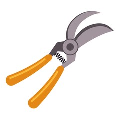 Wall Mural - Farming secateurs icon. Cartoon of farming secateurs vector icon for web design isolated on white background