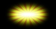 © viktor88 - Cartoon style yellow-red rays in black