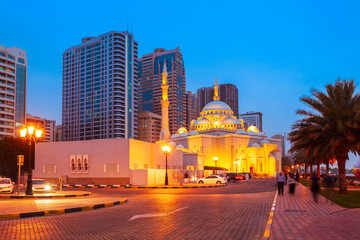 Wall Mural - Al Noor Mosque in Sharjah