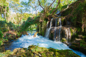 Wall Mural - Duden waterfall park in Antalya