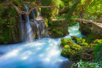 Wall Mural - Duden waterfall park in Antalya