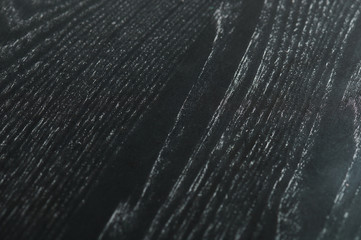 Poster - Surface of dark gray wooden table