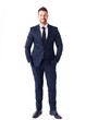 © sepy - Handsome businessman full length studio shot