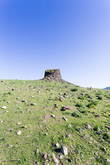 Wall Mural - Photo of an ancient nuraghe in Sardinia