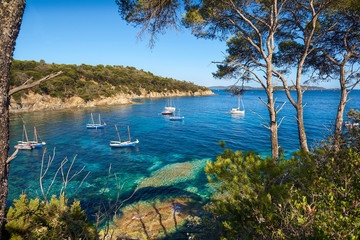 french calanque hyeres porquerolles creek