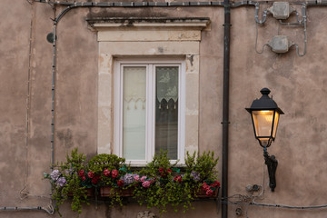 Canvas Print - scorcio di casale siciliano